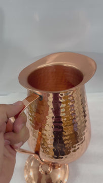 Copper pitcher video